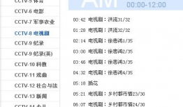 电视剧频道节目表,精彩剧集轮番上演，周末观影指南